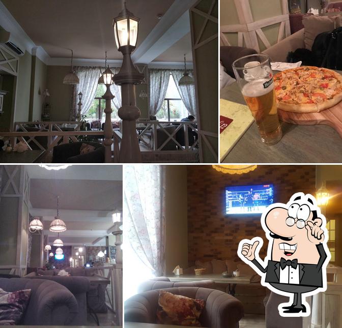 Посмотрите на внутренний интерьер "Ресторана L12"