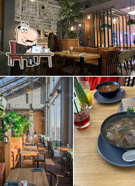 Посмотрите на внутренний интерьер "Kabuki"