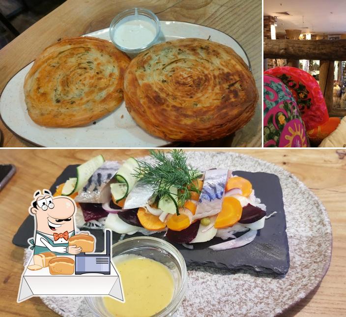 Чесночный хлеб в "Бараше-Лаваше"