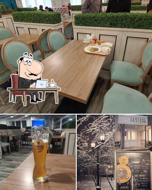 Внутреннее оформление и внешнее оформление в Баррель Ресто