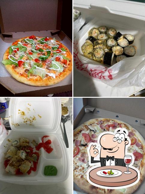 Пицца роллы фаст-фуд