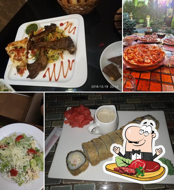 Карпаччо из говядины в "Пицце Ха"