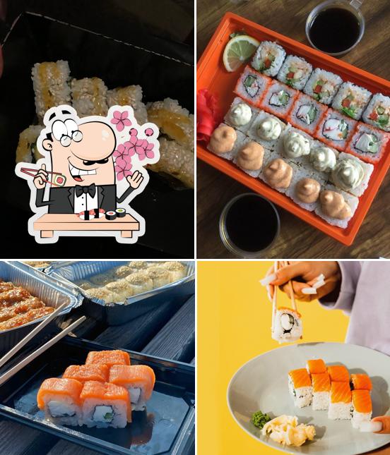 В "Sushi box. Суши - Баре, Кафе, Доставка суши, роллов и лапши Wok по Ульяновску" предлагают суши и роллы