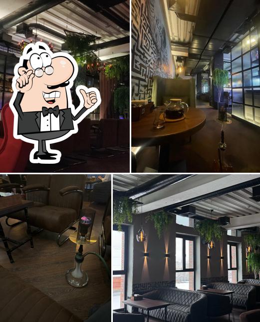 Посмотрите на внутренний интерьер "Дуть"