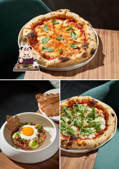 Тартар из говядины в "Мёд"