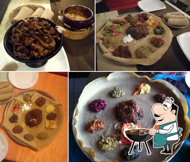 Закажите блюда из мяса в "Аддисе Абеба"