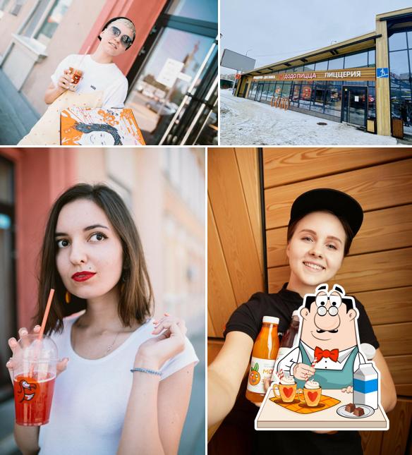 Насладитесь напитками из бара "Додо Пицца"