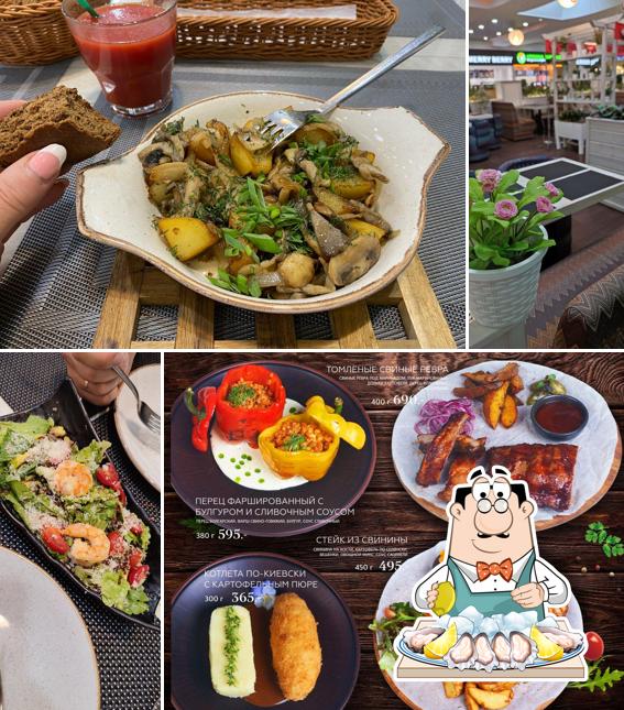 Устрицы в "Якитори - Самовар"