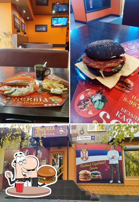 Отведайте гамбургеры в "Сербии от Драгана"