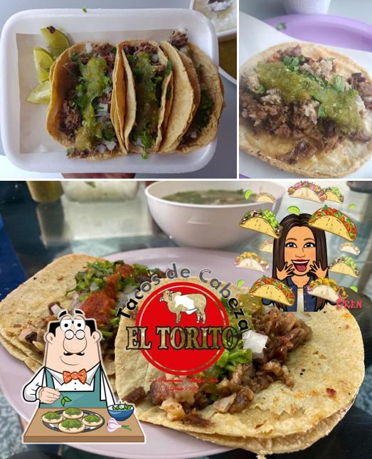 Tacos de cabeza "El torito"
