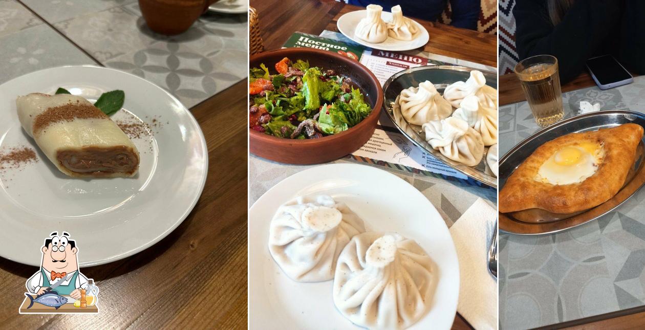 Лосось гриль в "Старик Хинкалыч"