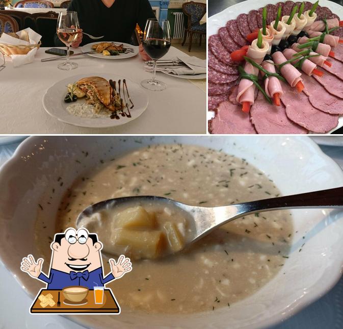 Клэм-чаудер в "Ресторане Усадьба"