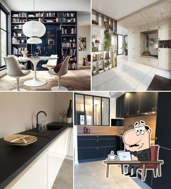 Mètre Carré, Cuisine et aménagement intérieur