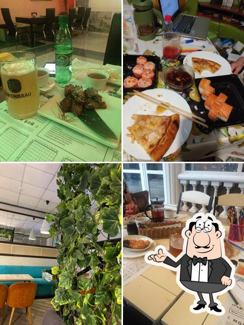 Посмотрите на внутренний интерьер "Ресторана "JūRa""