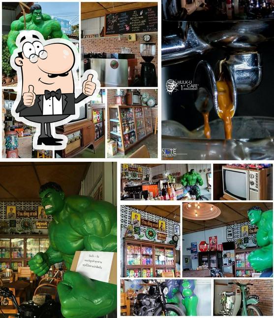 Hulk U Cafe' : ร้านฮัคยู คาเฟ่ ศรีสำโรง Amphoe Si Samrong