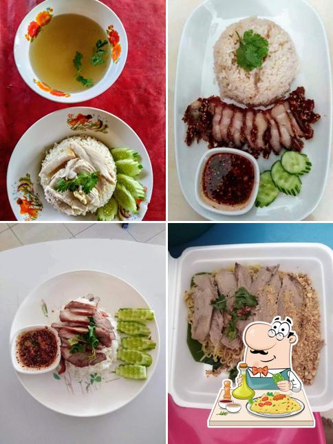 ข้าวมันไก่ขุนเพชร ข้าวหน้าเป็ดพุน้อย