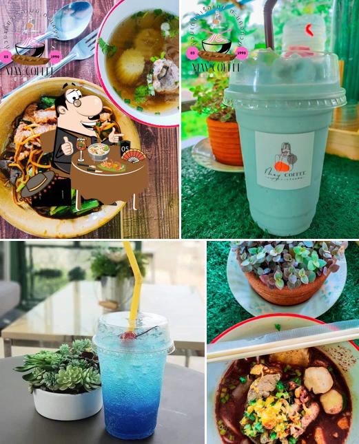 May Coffee ก๊วยเตี๋ยวเรือเมล์ (บางกุ่ม น้ำตกหินลาด อ.กะปง จ.พังงา)