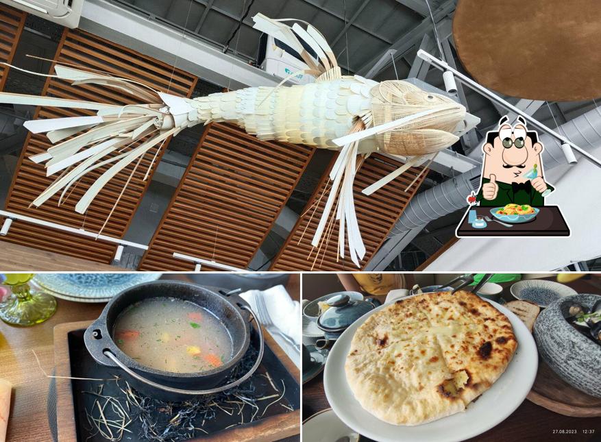 Блюда в "Река"