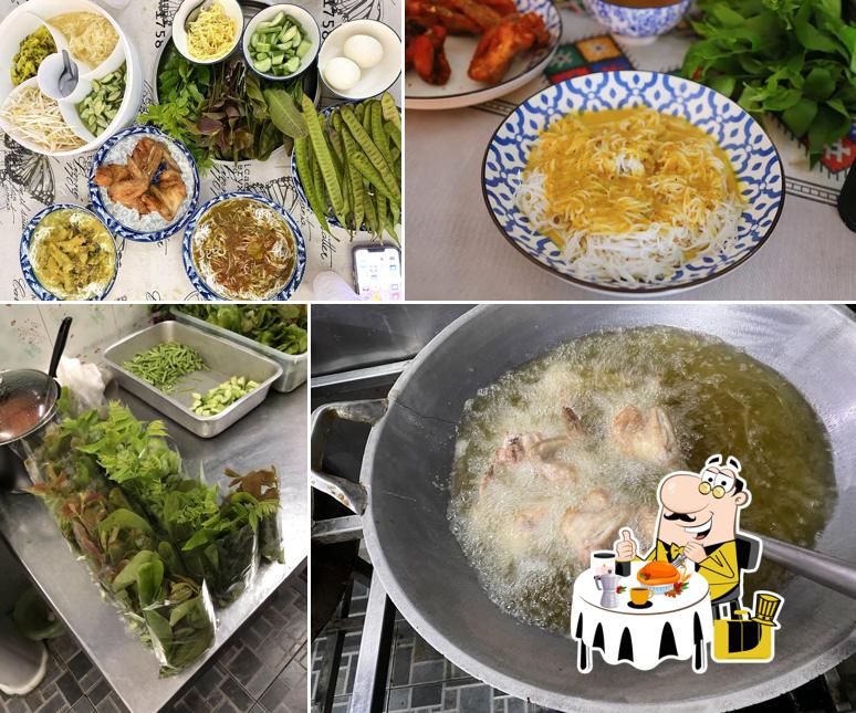 ขนมจีนป้าขาวปากพนัง - นครศรีฯ (เจ้าเก่าในตำนาน) @สงขลา