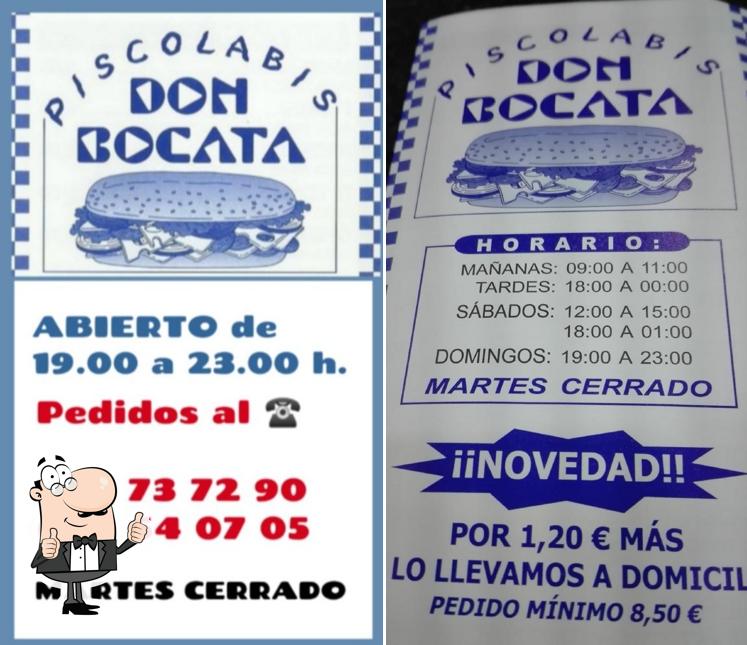 Piscolabis Don Bocata. Telde.