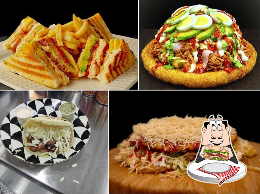 Tricolor Venezuelan food