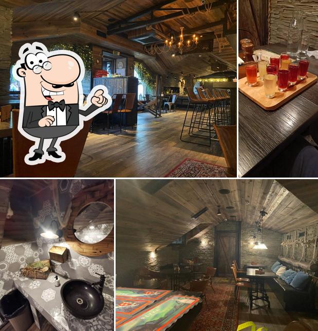 Посмотрите на внутренний интерьер "Лес Гастробар \ Les Gastrobar"