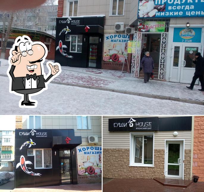 Помимо прочего, в Суши House есть внутреннее оформление и внешнее оформление