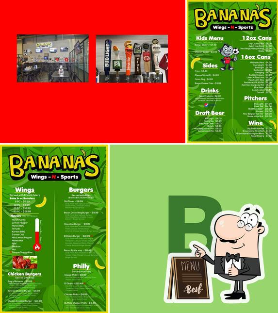 Banana’s Wings -N- Sports