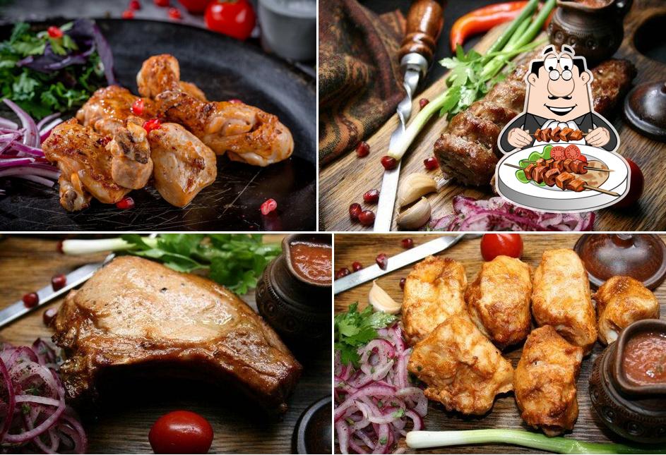 Мясо на углях
