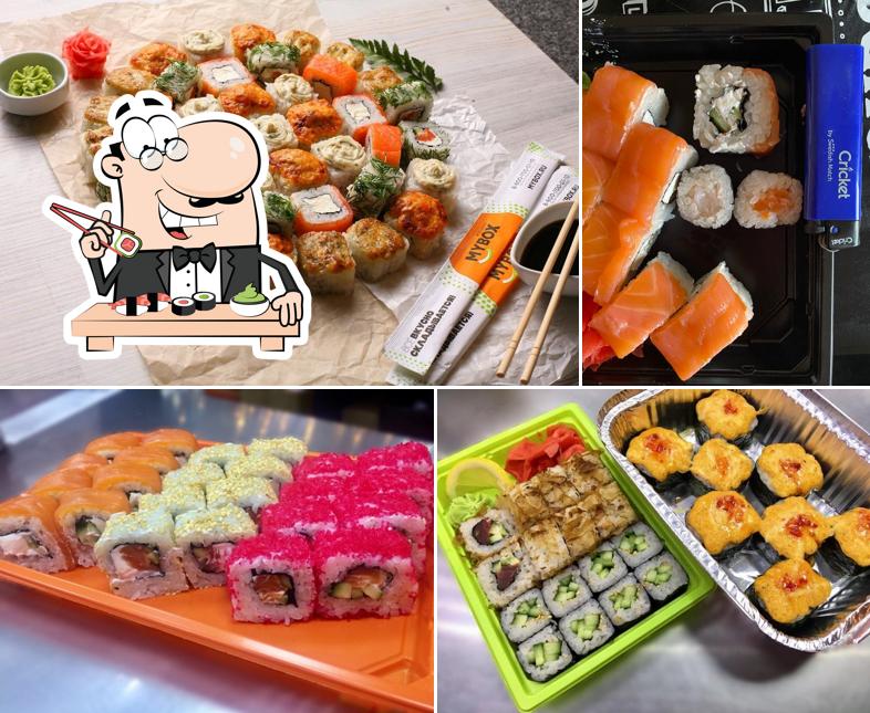 В "Mybox" предлагают суши и роллы