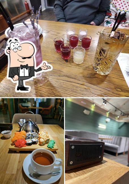 Посмотрите на внутренний интерьер "Ресторан Честных Цен"