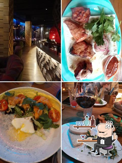 Посмотрите на внутренний интерьер "Шафран lounge cafe"