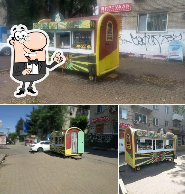 Киоск фастфудной продукции