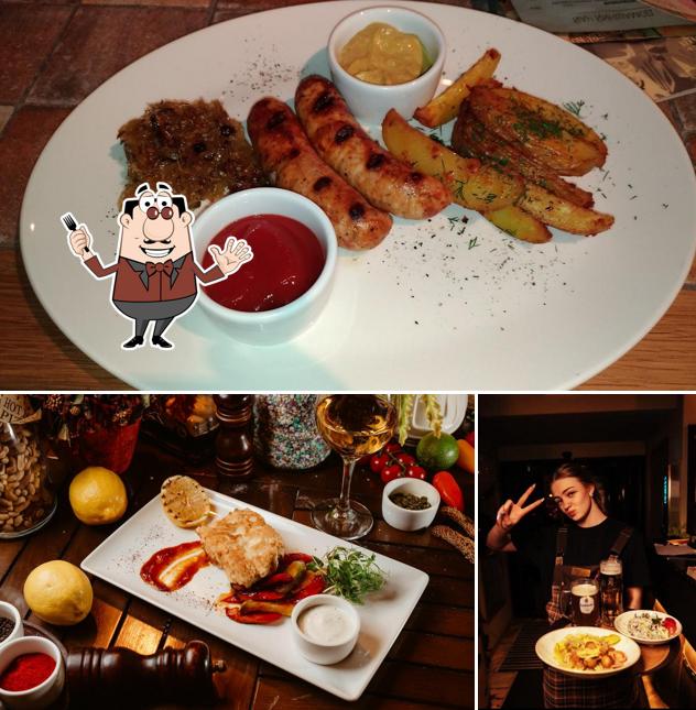 Блюда в "Баре Жигули"