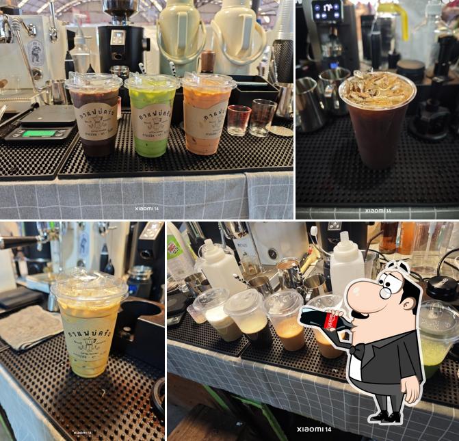 กาแฟบ่ครับ Slowbar กาแฟสดในตลาดสดอำเภอรัตนวาปี