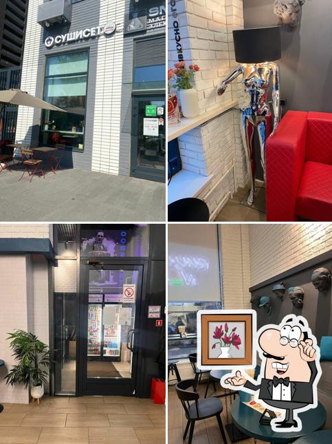 Посмотрите на внутренний интерьер "Пицца № 1"