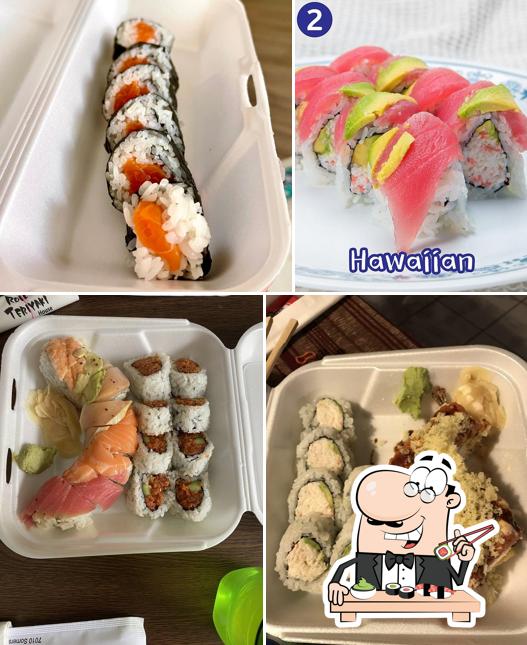 Roll and Teriyaki