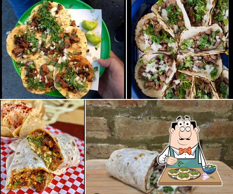 Downtown street tacos