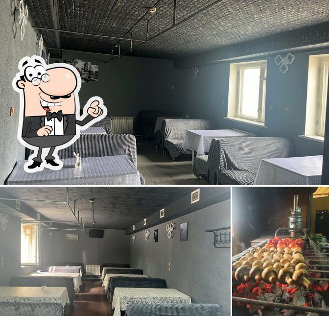 Помимо прочего, в Мангал есть внутреннее оформление и еда