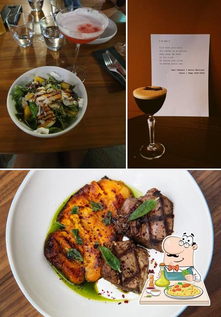 Шоколадный мусс в "Shortlist Books and Spirits"