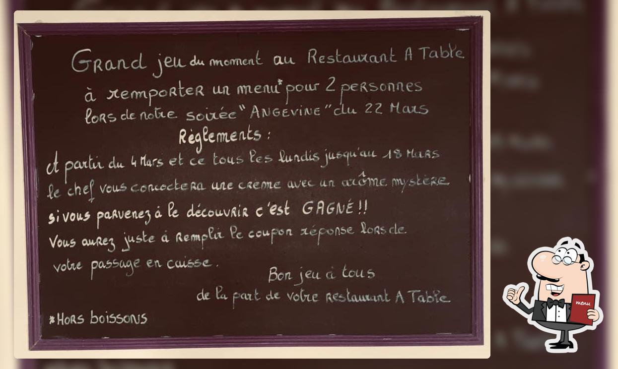 Restaurant A Table