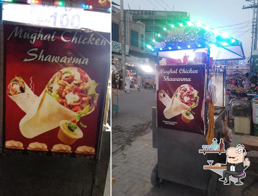 Mughal chicken shawarma