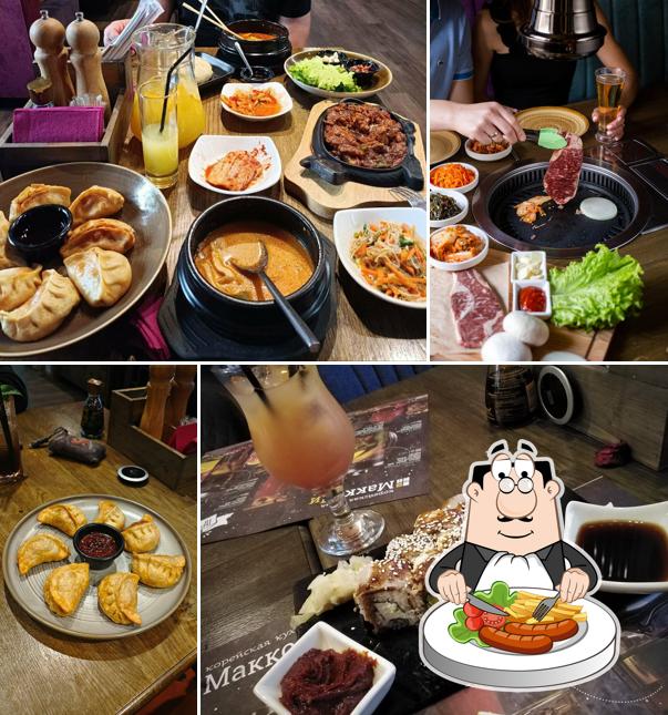 Блюда в "Корейском ресторане МаккоЛи"