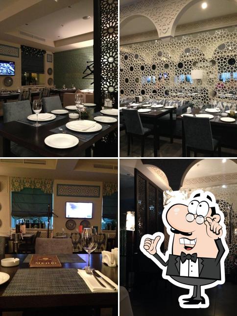 Посмотрите на внутренний интерьер "Самарканд"