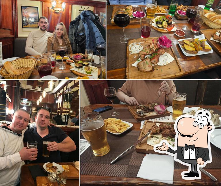 Посмотрите на внутренний интерьер "кафе шашлычный Дом Хинкали"