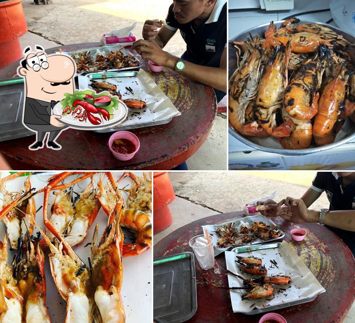 ร้านกุ้งเผาสุพรรณ ป้าเฉลียว