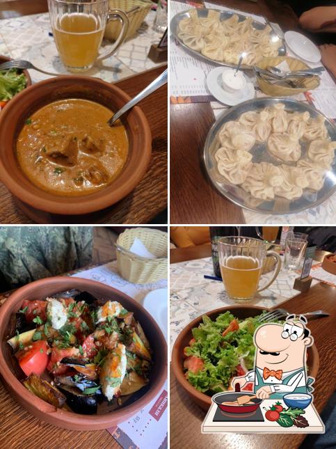 Курица с соусом карри в "Старик Хинкалыч"