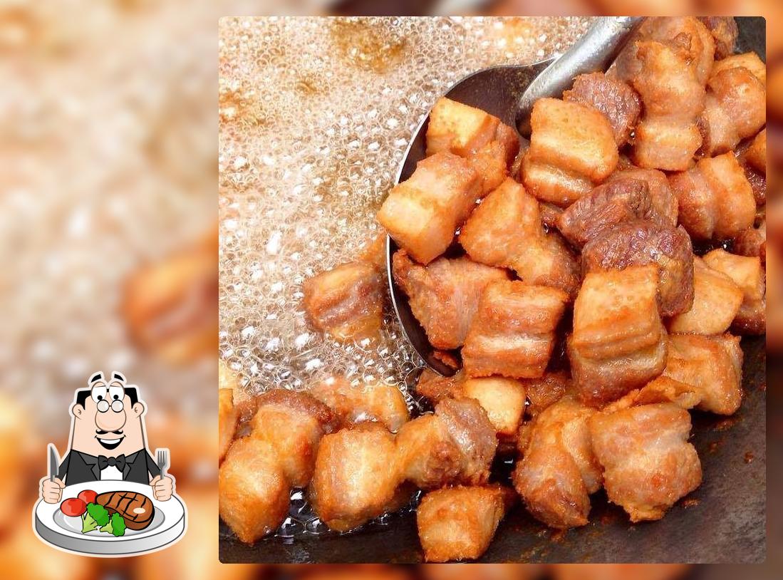 ข้าวเหนียว หมูทอด
