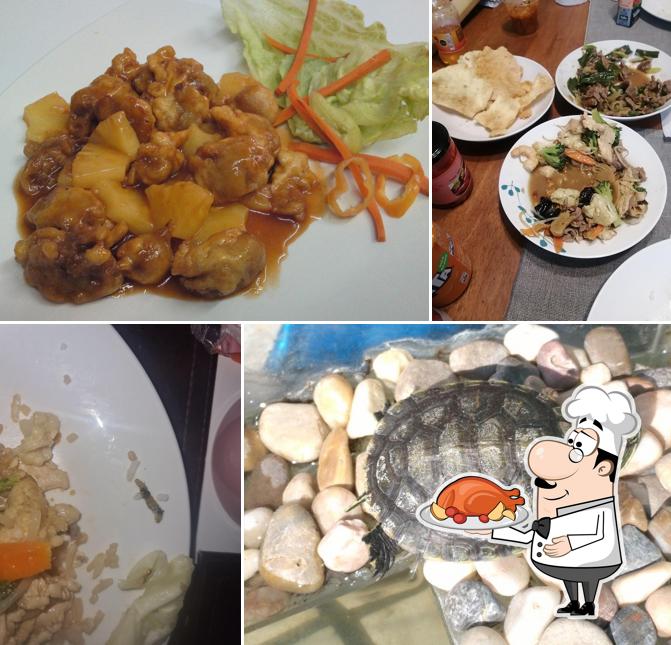 comida china y sushi Hua Hong