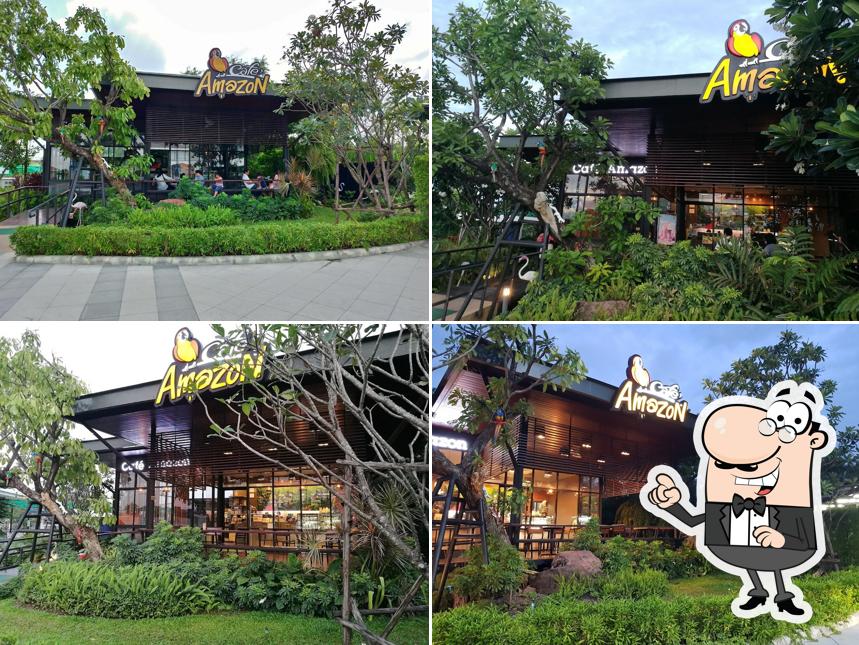 Café Amazon สาขา ปั๊ม ปตท. เพชรพันปี ลำลูกกา คลอง 4